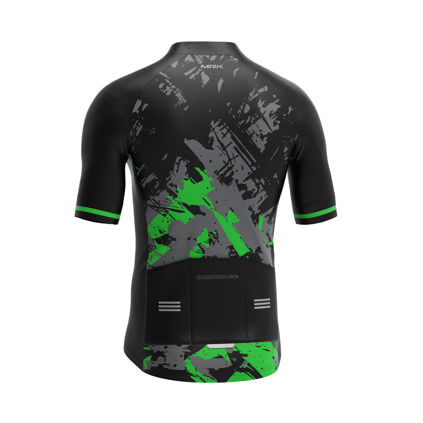 MRK Cycling Jersey Green and Black color combo - MRK SPORTS