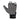 Gray wheelchair gloves alternate view