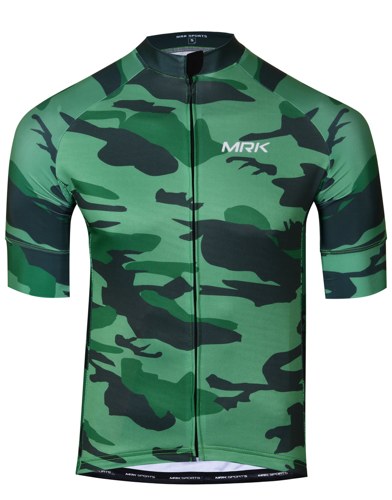 Men's Army Camouflage Cycling Jersey