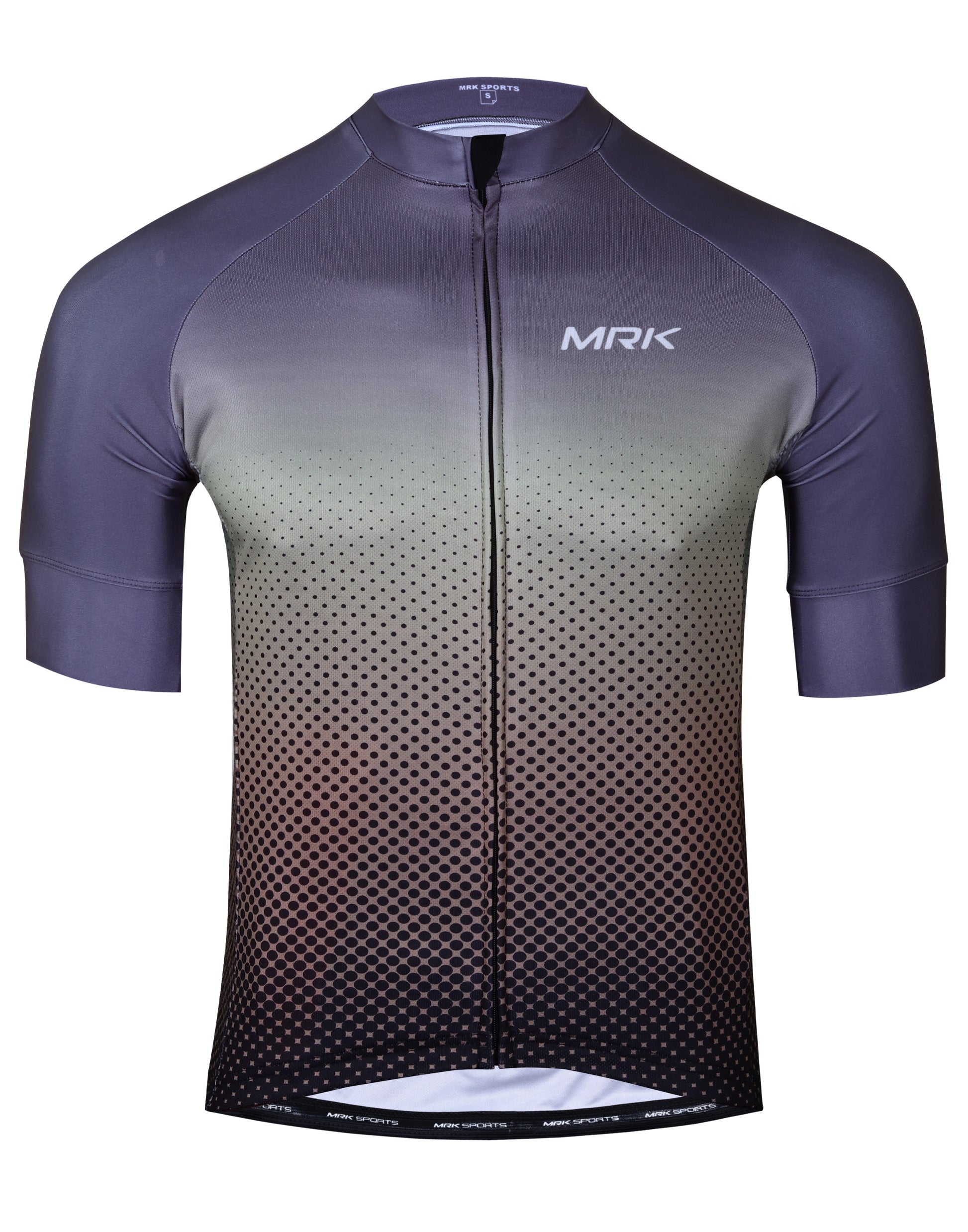 MRK Men's Melted Grey Cycling Jersey - MRK SPORTS