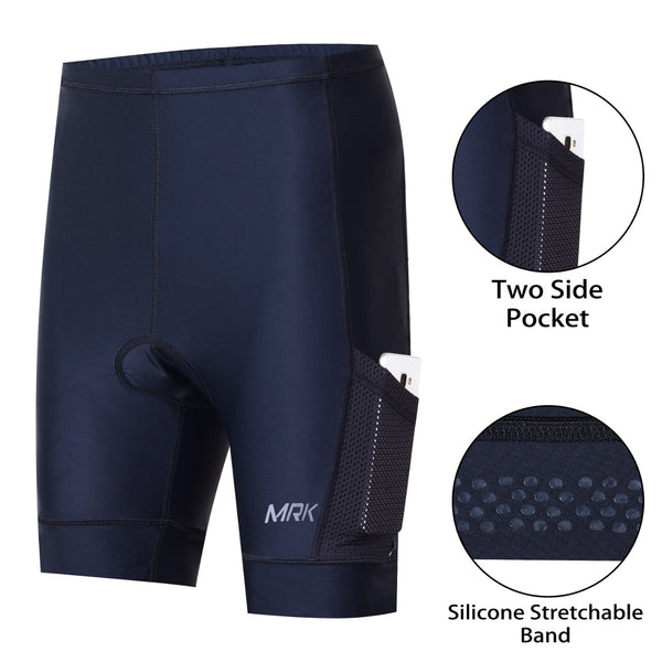 Men’s gel padded summer cycling shorts with Pockets - MRK SPORTS