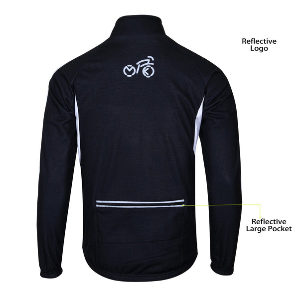 Cycling Jacket Black - MRK SPORTS