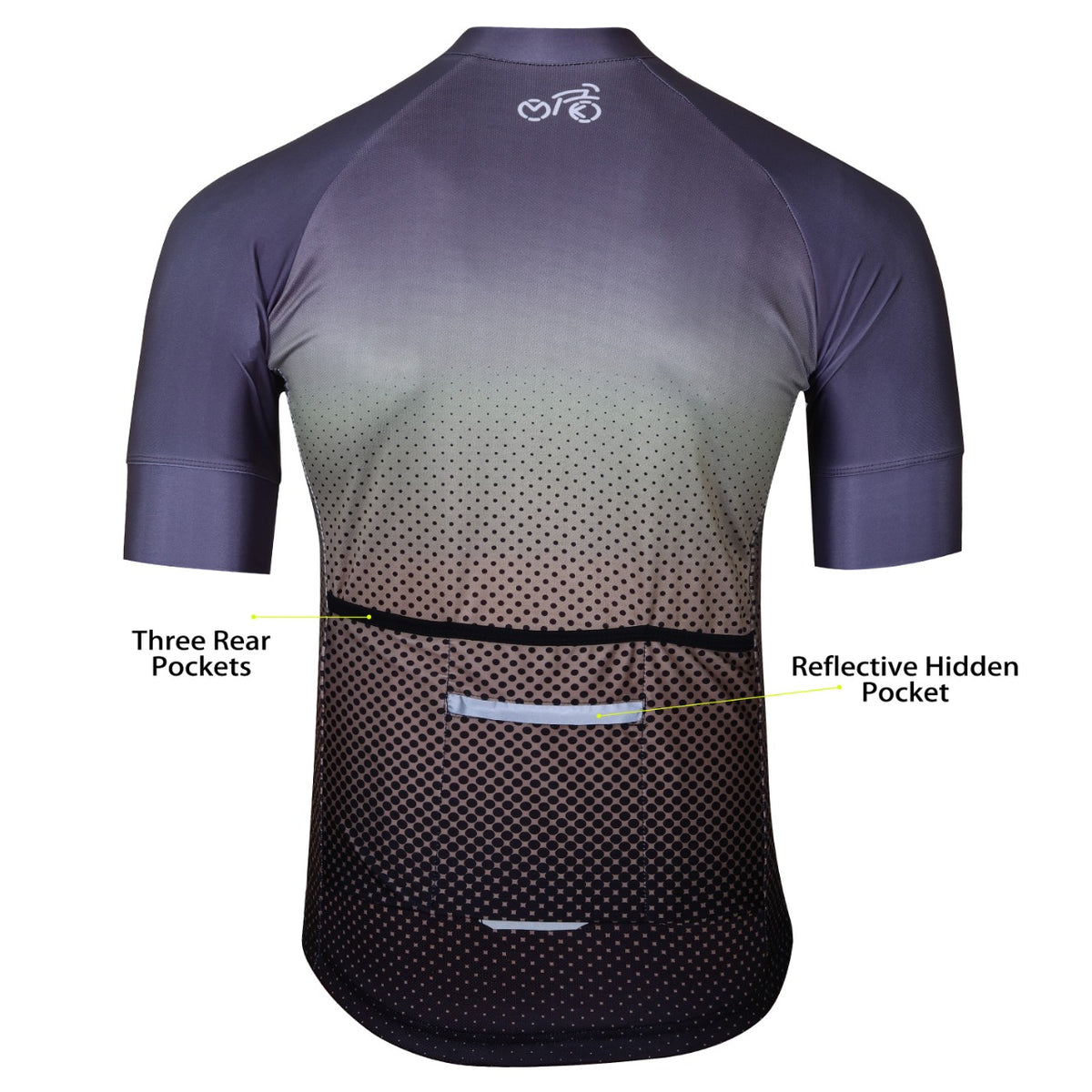 MRK Men s Melted Grey Road Cycling short sleeve Jersey MRK SPORTS