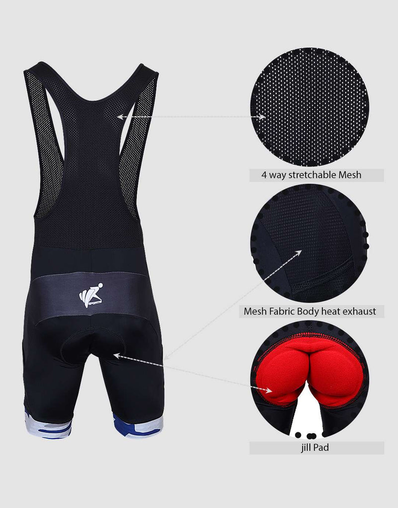 Cycling Bib Shorts for Men - MRK SPORTS