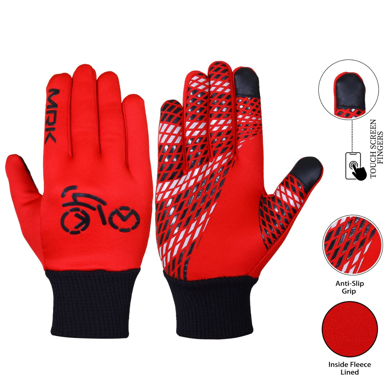 Cycling Winter Full Finger Gloves - MRK SPORTS