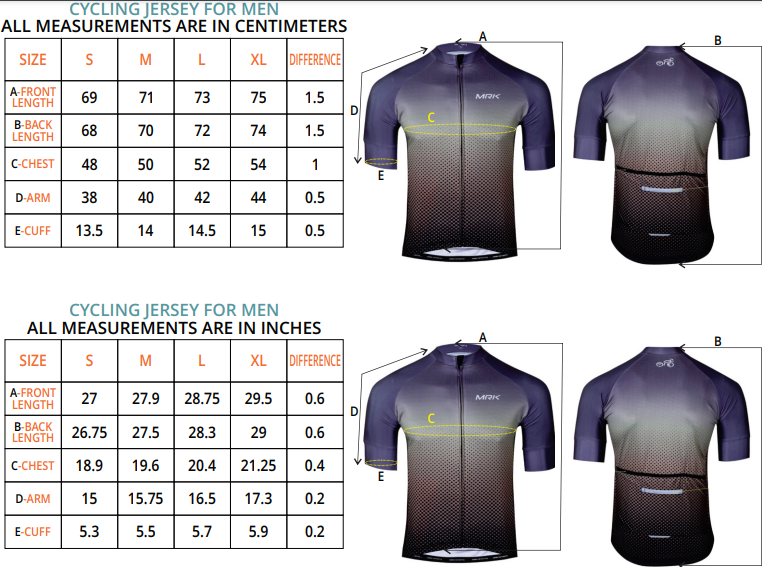 CYCLING JERSEY FOR MEN - MRK SPORTS