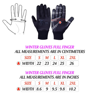 Cycling Winter Full Finger Gloves - MRK SPORTS